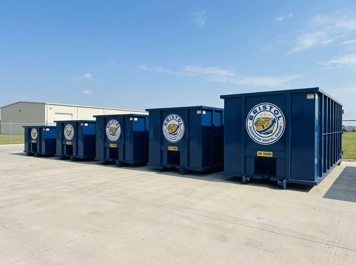 10, 15, 20 and 30 yard roll-off dumpsters available for rent in Bristol, CT